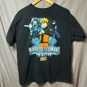 Black Naruto Uzumaki T-Shirt X-Large